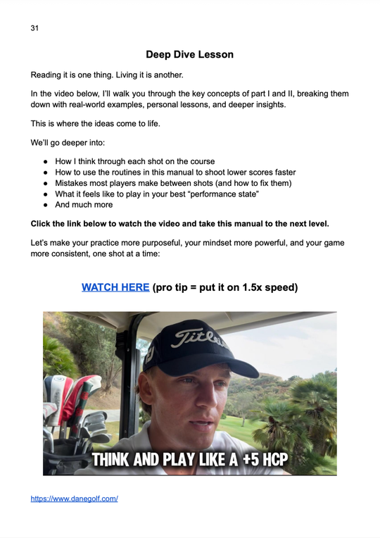 Think Like A Pro: E-book & Video Course