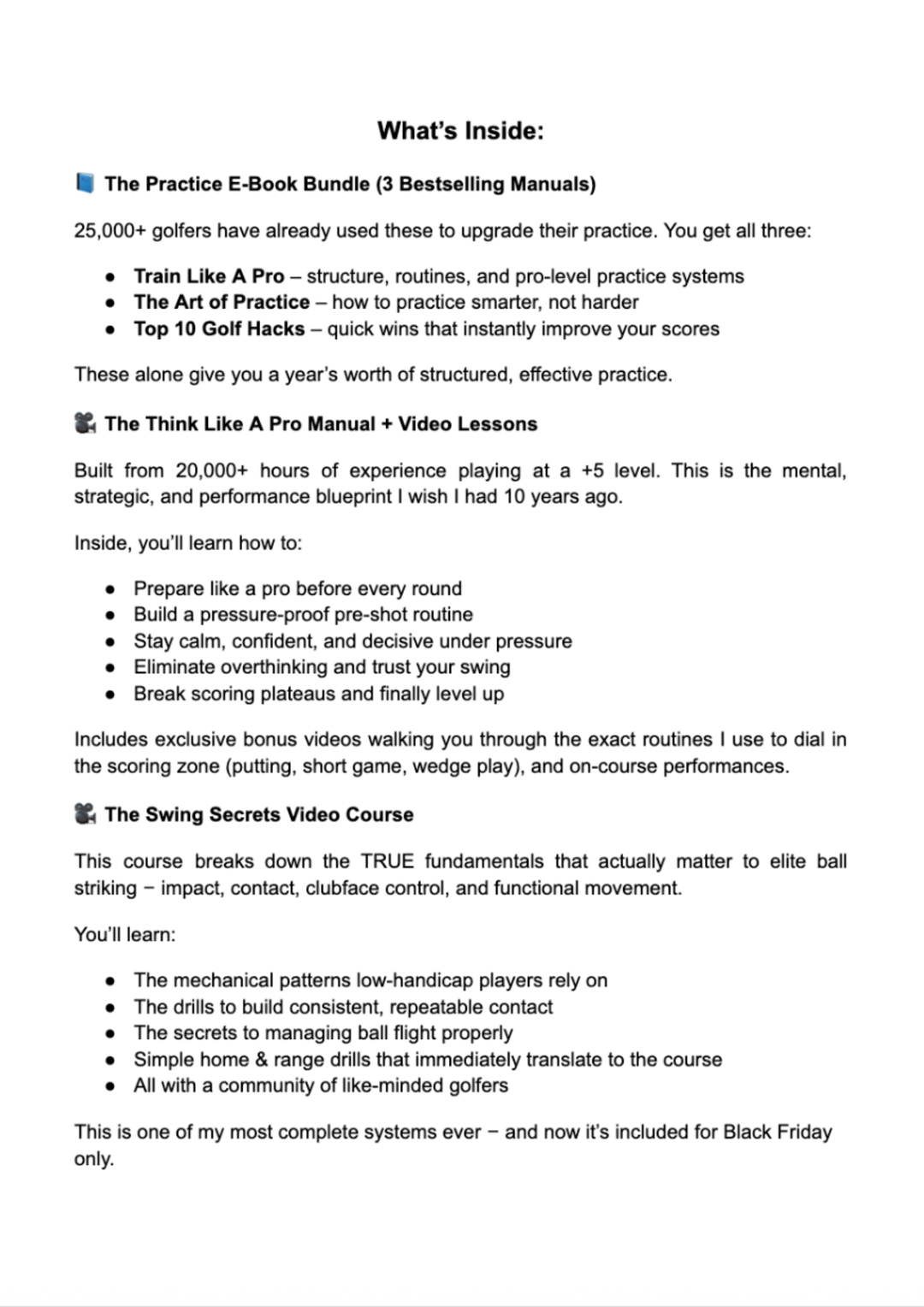 Black Friday: All-Access Bundle