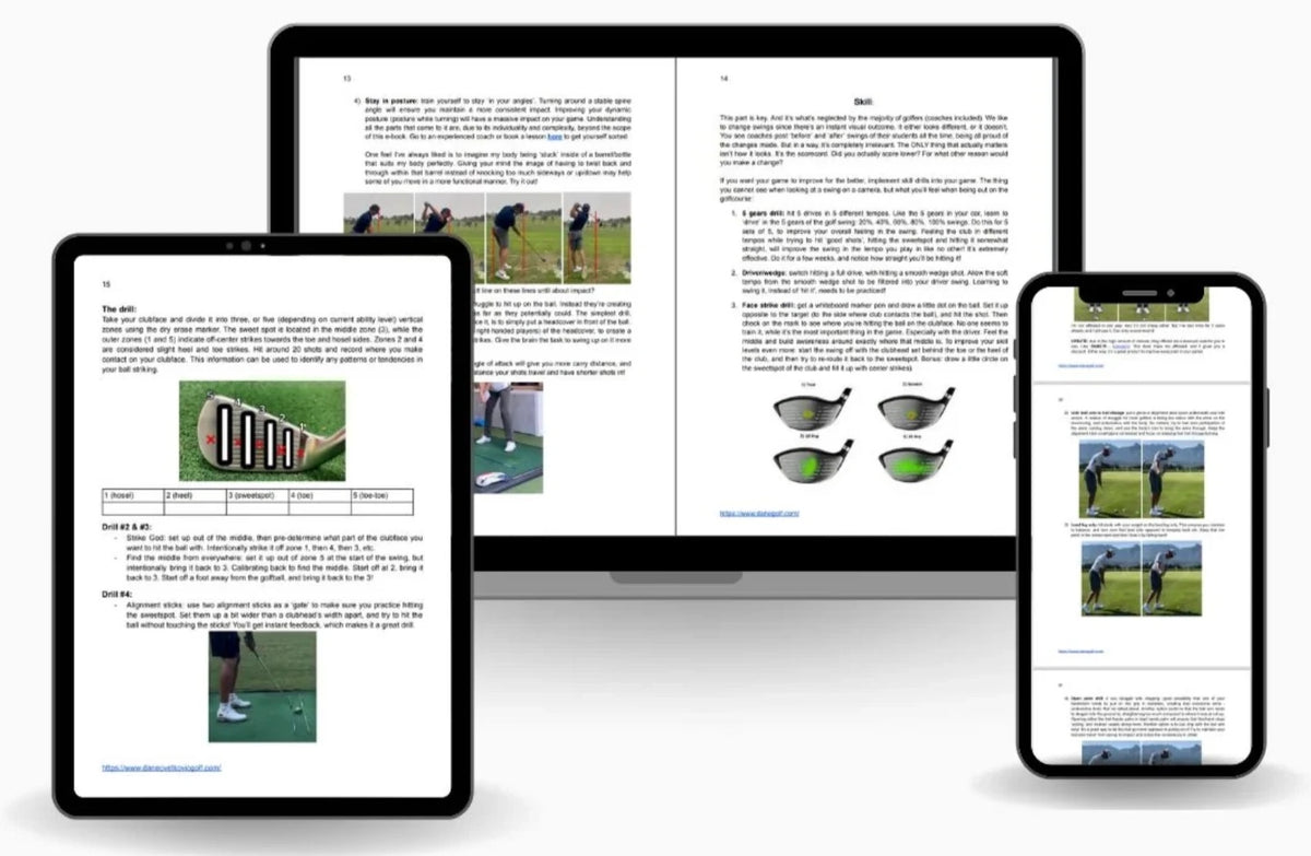 The 3 books on laptop, tablet and phone